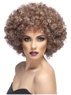 Afroparykk - Blond & Brun