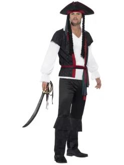 Aye Aye piratkaptein kostyme - Sort