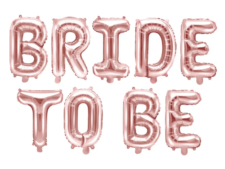 Ballongbanner - "Bride to Be" - Rosegull