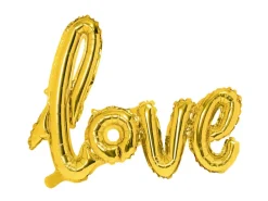 Ballongbanner - "Love" - Gull Folie