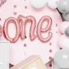Ballongbanner - "One" - Rosegull Folie