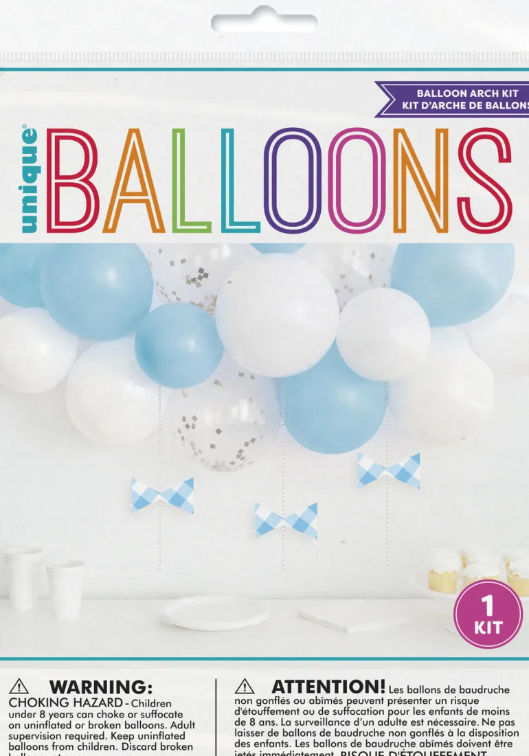 Ballongbue - Blå og Hvit