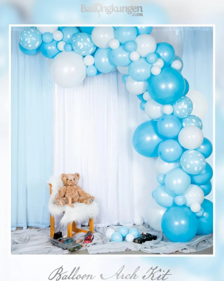 Ballongbuekit - Baby Blå
