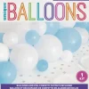 Ballongbue til Bord - Blå & Hvit