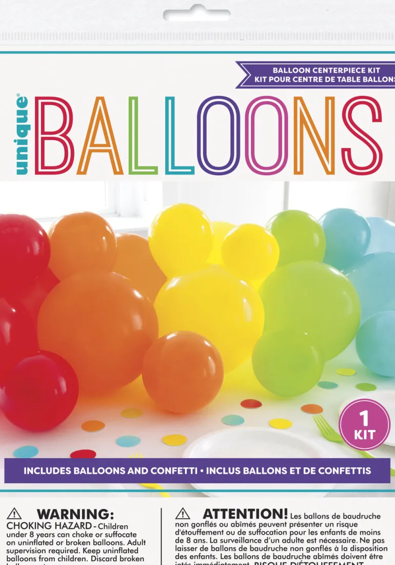 Ballongbue til Bord - Regnbue