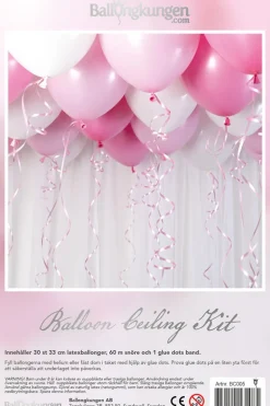 Ballongdekorkit - Baby Rosa