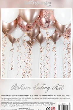 Ballongdekorkit - Rose Gold