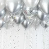 Ballongdekorkit - Sølv/Chrome