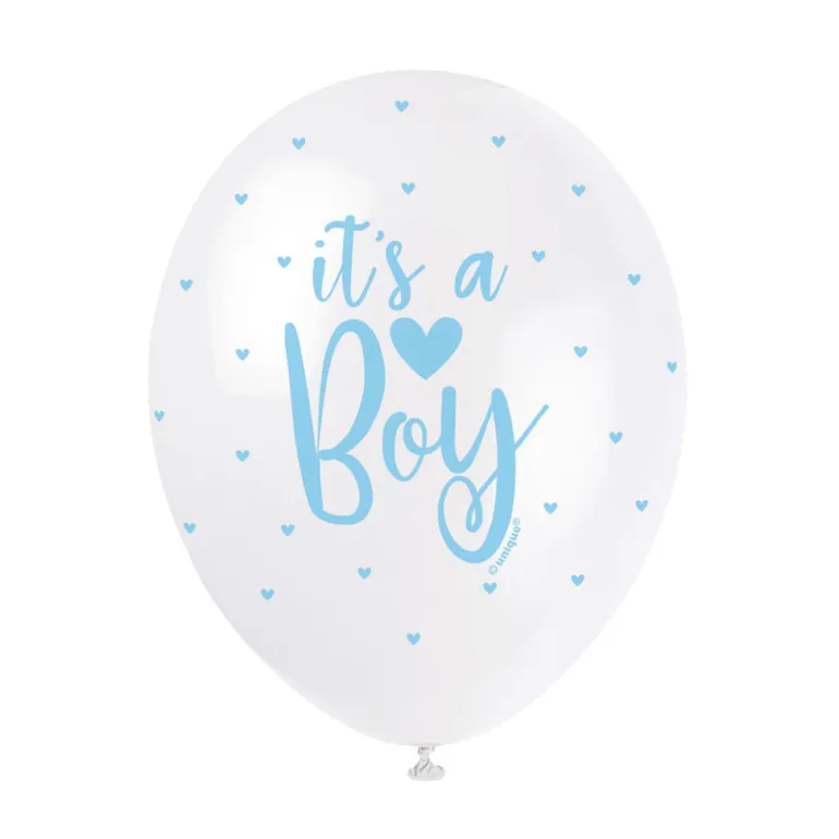Ballonger Assortert - "it's a Boy" Blå