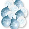 Ballonger - "Baby Shower" - Blå og Hvit