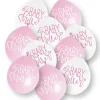Ballonger - "Baby Shower" - Rosa og Hvit