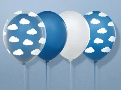 Ballonger  - Blå & Hvite Skyer
