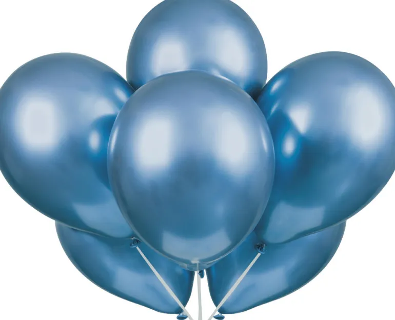 Ballonger - Blå Metallic