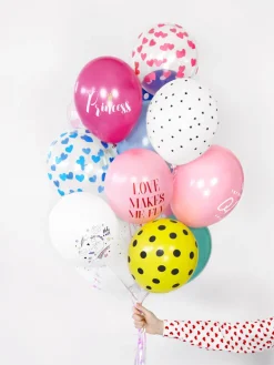 Ballonger - Gjennomsiktig & Lys Rosa