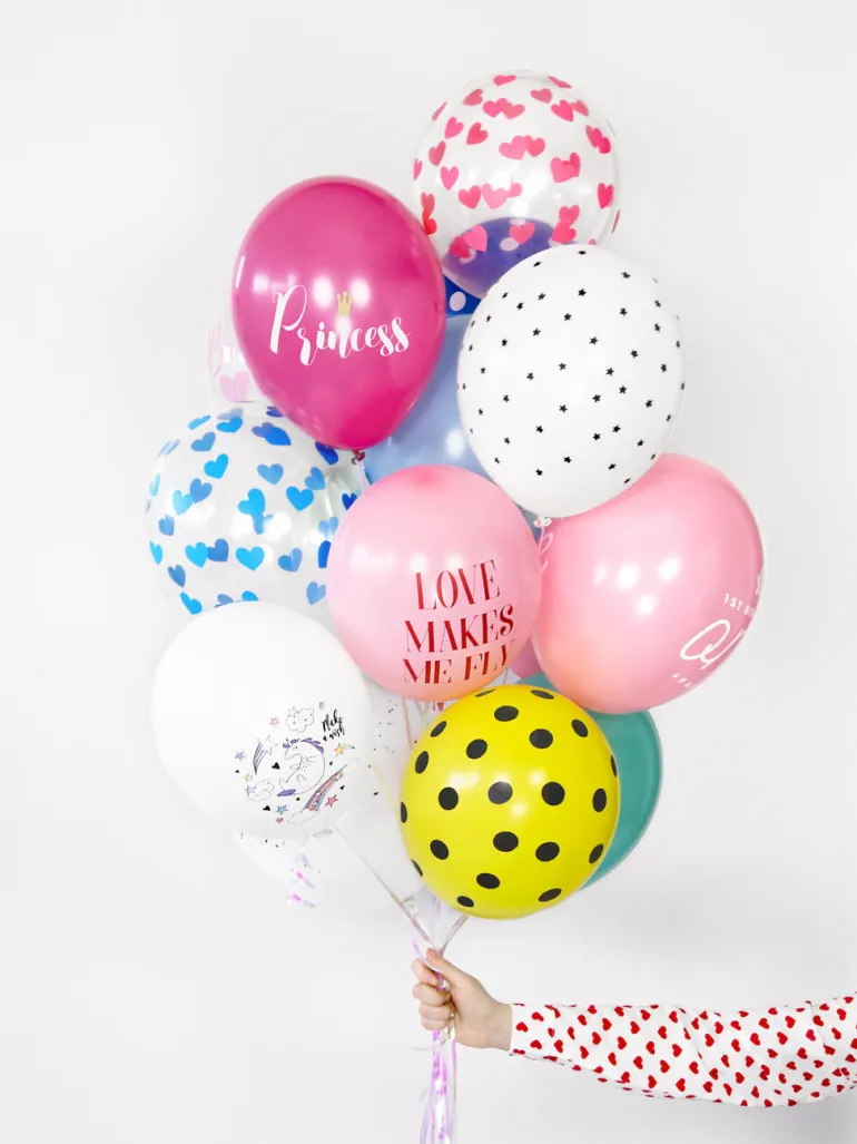 Ballonger - Gjennomsiktig & Lys Rosa