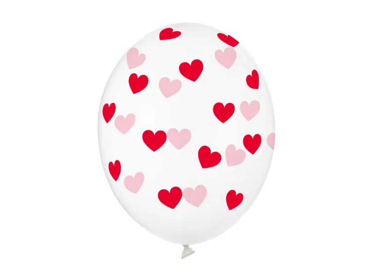 Ballonger - Gjennomsiktig & Røde
