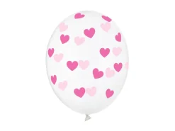 Ballonger  - Gjennomsiktig & Rosa