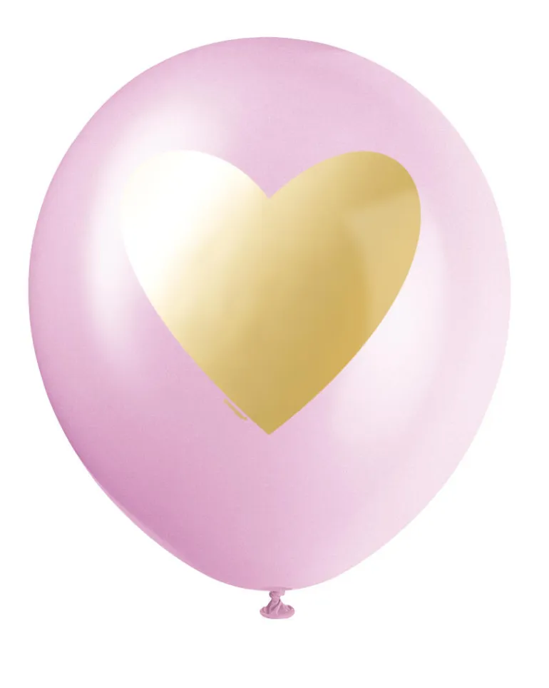 Ballonger - Gullhjerte - Div Farger