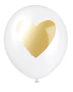 Ballonger - Gullhjerte - Div Farger