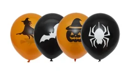 Ballonger - Halloween - Sort/oransje