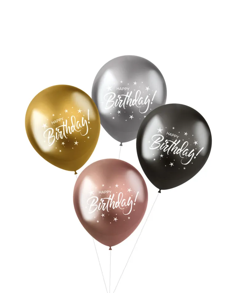 Ballonger - "Happy Birthday" - Assortert
