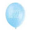 Ballonger - "Happy Birthday" Blå