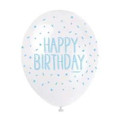 Ballonger - "Happy Birthday" Blå