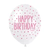 Ballonger - "Happy Birthday" Rosa