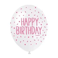 Ballonger - "Happy Birthday" Rosa