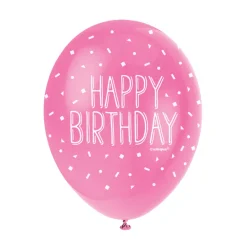 Ballonger - "Happy Birthday" Rosa