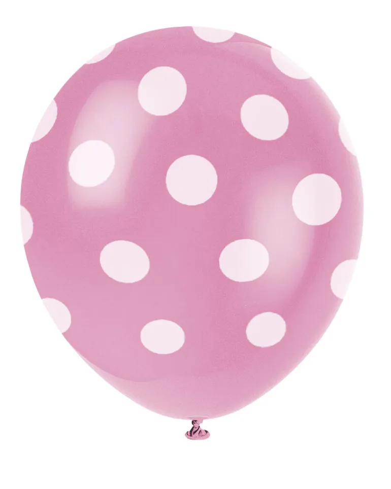 Ballonger med Prikker - Rosa