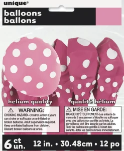 Ballonger med Prikker - Rosa