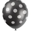 Ballonger med Prikker - Svart