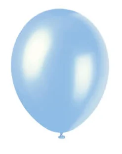 Ballonger - Perlemor Lys Blå