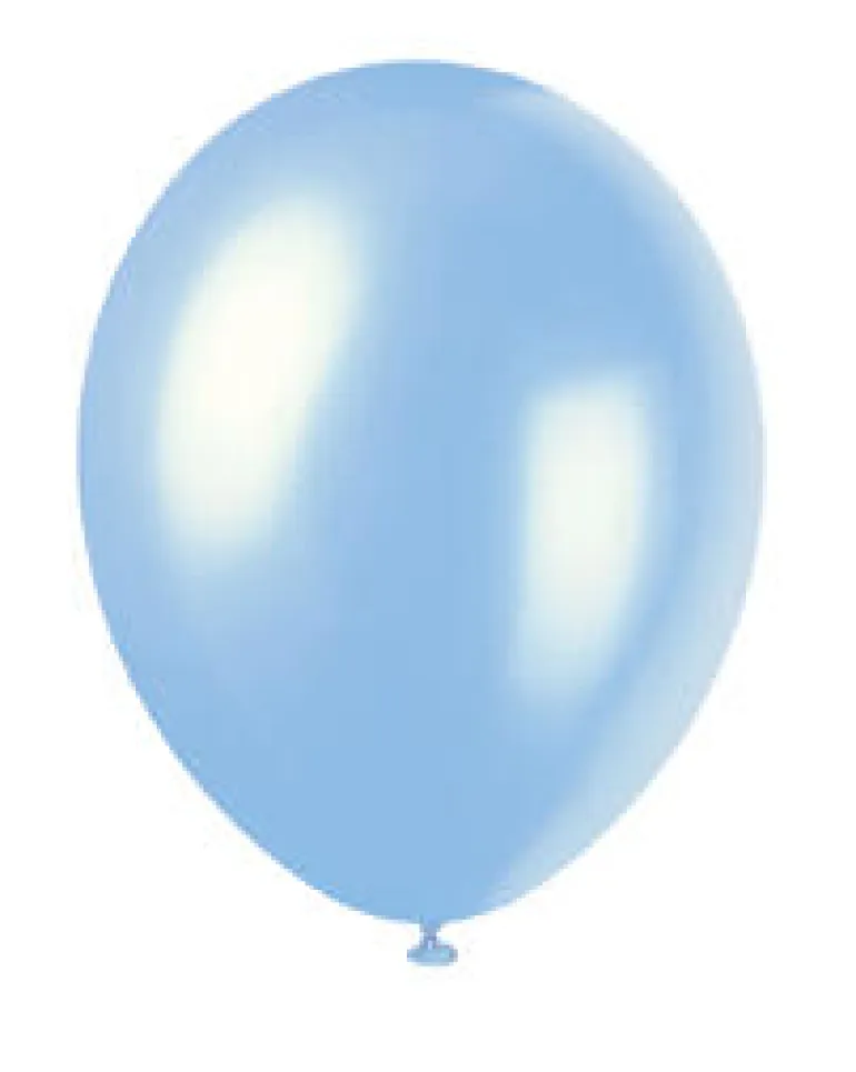 Ballonger - Perlemor Lys Blå
