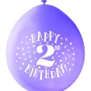 Ballonger - 2 År "Happy 2nd Birthday"