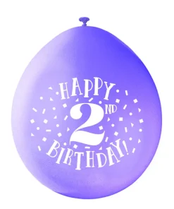 Ballonger - 2 År "Happy 2nd Birthday"