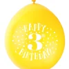 Ballonger - 3 År "Happy 3rd Birthday"