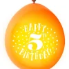 Ballonger - 5 År "Happy 5th Birthday"