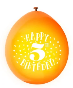 Ballonger - 5 År "Happy 5th Birthday"