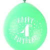 Ballonger - 4 År "Happy 4th Birthday"