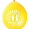 Ballonger - 6 År "Happy 6th Birthday"