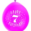 Ballonger - 7 År "Happy 7th Birthday"