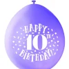Ballonger - 10 År "Happy 10th Birthday"