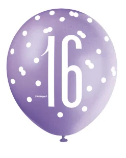 Ballonger - 16 År - Rosa & Sølv