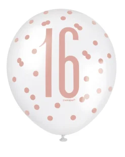 Ballonger - 16 År - Rosegull