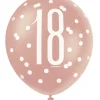 Ballonger - 18 År - Rosegull