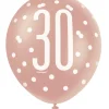Ballonger - 30 År - Rosegull