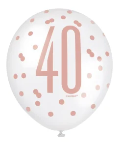 Ballonger - 40 År - Rosegull