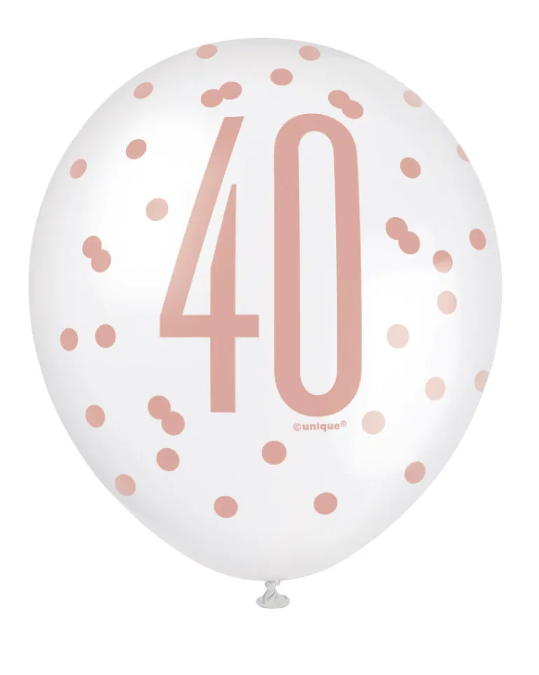 Ballonger - 40 År - Rosegull